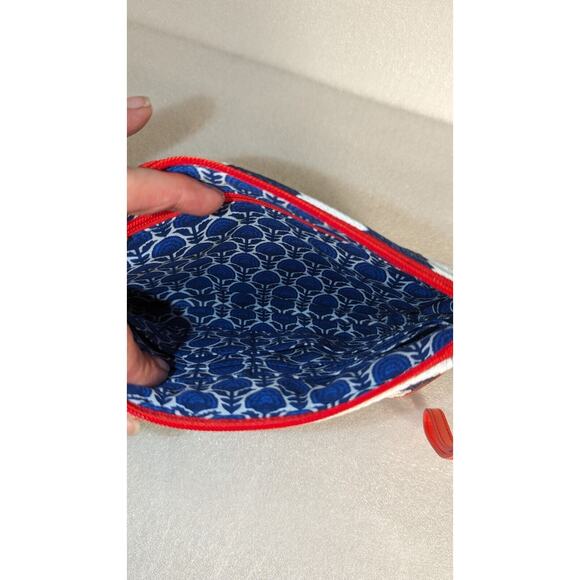 NWT Vera Bradley Striped Wristlet * NAVY STRIPE * Nautical Wallet Clutch NEW - Picture 5 of 5